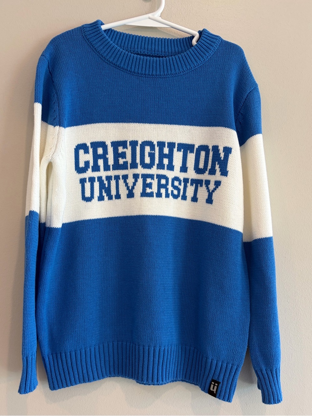 New! Creighton University Sweater. Child’s Size Medium.